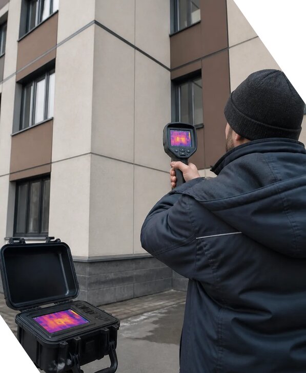 Тепловизионное обследование зданий и сооружений в Энгельсе