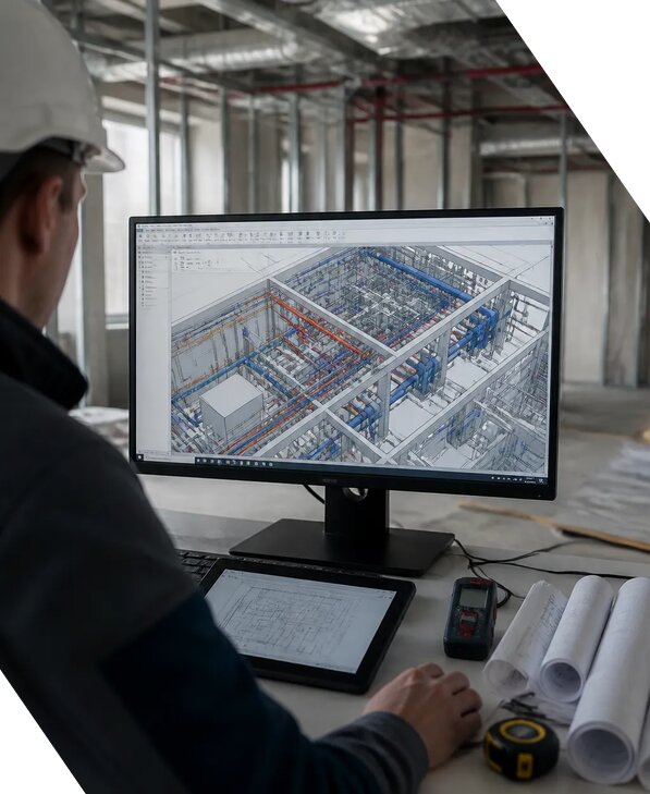 Создание BIM модели инженерных сетей для объектов в Энгельсе
